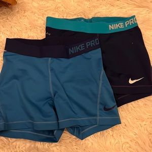 Blue Nike Pro Bundle